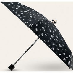 Karl Lagerfeld - Parasol. Czarne parasole KARL LAGERFELD, bez wzorów. W wyprzedaży za 179,90 zł.