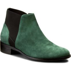 Buty zimowe damskie: Botki BALDACCINI – 798000-A Zielony Zamsz