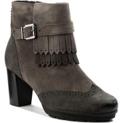 Botki CAPRICE - 9-25454-29 Anthr.Sue Comb 239. Szare botki damskie skórzane marki Caprice, na obcasie. W wyprzedaży za 229,00 zł.