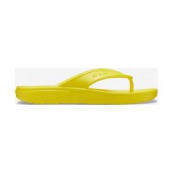 Crocs Classic II Japonki Żółty. Żółte klapki męskie Crocs, w paski, z tkaniny. Za 102,95 zł.