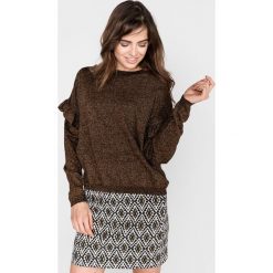 Vero Moda Tinsel Sweter Czarny. Czarne bluzy damskie Vero Moda, s, bez wzorów, z poliesteru, bez rękawów, bez kaptura. Za 200,95 zł.