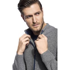 Sweter TOMASSO SWPR000249. Szare swetry męskie Giacomo Conti, m, bez wzorów, ze stójką, bez kaptura. Za 249,00 zł.