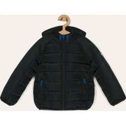 Blukids - Kurtka dziecięca 98-134 cm. Czarne kurtki chłopięce Blukids, bez wzorów, z poliesteru, krótkie, z kapturem. Za 129,90 zł.