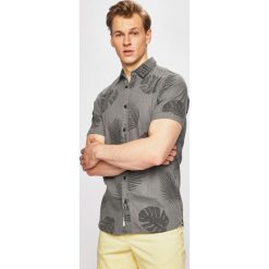 Only & Sons - Koszula. Szare koszule męskie Only & Sons, s, w kwiaty, z bawełny, klasyczne, z klasycznym kołnierzykiem, z krótkim rękawem. W wyprzedaży za 59,90 zł.