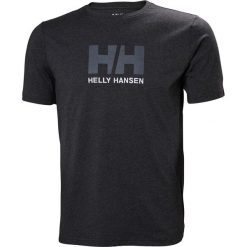 Helly Hansen Logo T-shirt 33979-981. Szare t-shirty męskie Helly Hansen, s, bez wzorów, z bawełny, bez kołnierzyka. W wyprzedaży za 99,99 zł.