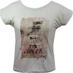 Topy sportowe damskie: BERG OUTDOOR Koszulka damska CAMELIA biała r. L (P-10-EL5131400SS15-003-L)