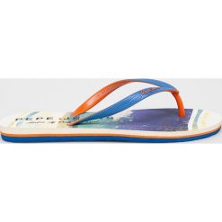 Pepe Jeans - Japonki. Niebieskie klapki damskie Pepe Jeans, z jeansu, bez zapięcia. W wyprzedaży za 69,90 zł.