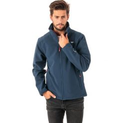 Kurtki sportowe męskie: Hi-tec Kurtka męska LINGEN Navy/Orange Red r. XXL