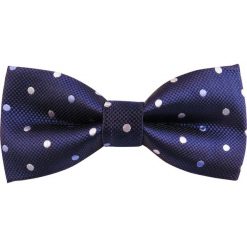 Granatowa mucha w kropki C11. Niebieskie muszki męskie Modini Moda Męska, na co dzień, bez wzorów, z poliesteru, eleganckie. Za 33,00 zł.
