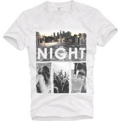 T-shirt UNDERWORLD Organic Cotton One night in LA. Białe t-shirty męskie Underworld, xxl, z nadrukiem, bez kołnierzyka. Za 69,99 zł.
