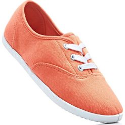 Trampki damskie slip on: Tenisówki bonprix jasnoczerwony