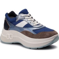 Sneakersy TORY BURCH - Gemini Link Platform Sneaker 56675 Multi Color/Regal Blue 972. Niebieskie półbuty damskie Tory Burch, z zamszu. W wyprzedaży za 739,00 zł.