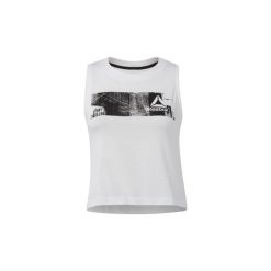 Topy na ramiączkach / T-shirty bez rękawów Reebok Sport Koszulka bez rękawów Training Essentials Cotton Mesh. Brązowe bluzki sportowe damskie marki Reebok Sport, m. Za 119,00 zł.