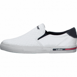 S.Oliver tenisówki męskie slip-on 14602 42 białe. Białe trampki męskie S.Oliver, bez wzorów, bez zapięcia. Za 209,00 zł.