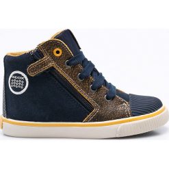 Geox - Trampki dziecięce. Szare buty chłopięce sportowe marki Geox, z materiału, na sznurówki. W wyprzedaży za 219,90 zł.