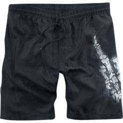 Gothicana by EMP Swimming Time Kąpielówki czarny. Czarne kąpielówki męskie marki Gothicana by EMP, l, z nadrukiem. Za 121,90 zł.