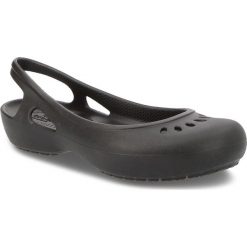 Sandały CROCS - Kadee Slingback W 205077 Black. Czarne klapki damskie Crocs, bez wzorów, z tworzywa sztucznego, bez obcasa. W wyprzedaży za 119,00 zł.