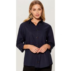 Koszula oversize - Niebieski. Niebieskie koszule wiązane damskie Mohito. Za 119,99 zł.