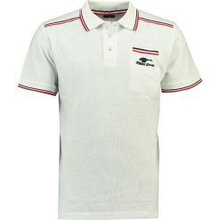 Koszulka polo w kolorze białym. Białe koszulki męskie Stone Goose, m, z haftami, z bawełny, bez rękawów. W wyprzedaży za 98,95 zł.