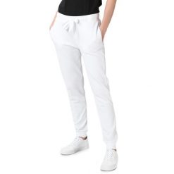 Trussardi Jeans Spodnie dresowe Biały. Białe spodnie damskie Trussardi Jeans, m, z bawełny. Za 404,95 zł.
