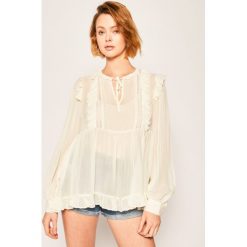 Bluzka TwinSet 201TT2351. Brązowe bluzki damskie Twinset, bez wzorów, z wiskozy, bez kołnierzyka, bez rękawów. Za 879,00 zł.