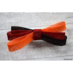 Trójkolorowa kokarda. Czerwone ozdoby do włosów Pakamera. Za 150,00 zł.