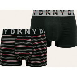 Dkny - Bokserki (2-pack). Czarne bokserki męskie DKNY, z nadrukiem, z elastanu. Za 139,90 zł.