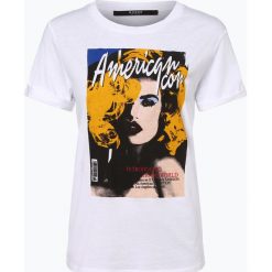 Guess Jeans - T-shirt damski, czarny. Czarne t-shirty damskie Guess Jeans, s, z aplikacjami, z jeansu. Za 199,95 zł.