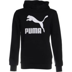 Puma CLASSIC HOODY Bluza z kapturem black. Czarne bluzy męskie Puma, z bawełny, z kapturem. W wyprzedaży za 170,10 zł.