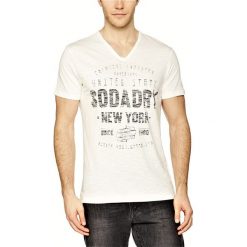 T-shirty męskie z nadrukiem: T-shirt w kolorze ecru
