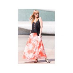Spódnica maxi JuicySorbet. Pomarańczowe spódniczki damskie CANDY FLOSS, na lato, bez wzorów, z poliesteru, boho, maxi, dopasowane. Za 240,00 zł.