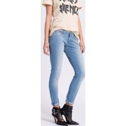 Hilfiger Denim - Jeansy Natalie. Niebieskie jeansy damskie Hilfiger Denim, z elastanu, z obniżonym stanem. W wyprzedaży za 269,90 zł.