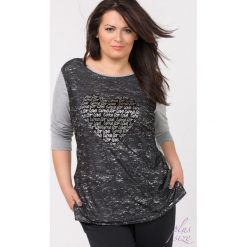 T-shirty damskie: T-shirt z wyrazistym printem Plus
