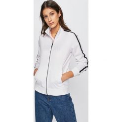 Armani Exchange - Bluza. Czarne bluzy damskie Armani Exchange, s, bez wzorów, z elastanu, bez rękawów, bez kaptura. W wyprzedaży za 479,90 zł.