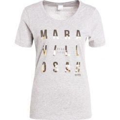 T-shirty damskie: BOSS Orange TAPRINTY Tshirt z nadrukiem silver