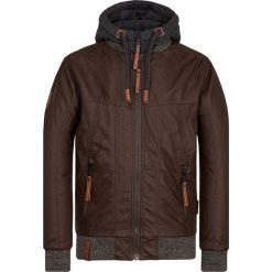 Naketano Kurtka ze skóry ekologicznej brown. Pomarańczowe kurtki męskie marki Naketano, xl, bez wzorów, z wiskozy. Za 509,00 zł.