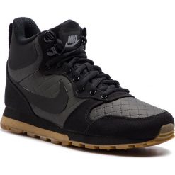 Buty NIKE - Md Runner 2 Mid Prem 845059 004 Black/Black/Gum Light Brown. Czarne buty sportowe damskie Nike, na co dzień, bez wzorów, ze skóry ekologicznej, bez obcasa, bez zapięcia. W wyprzedaży za 259,00 zł.