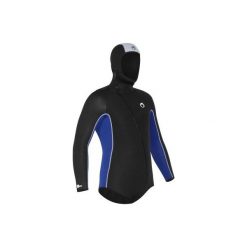 Kurtka do kombinezonu nurkowego SCD 100 5,5 mm męska. Czarne kurtki sportowe męskie SUBEA, s, bez wzorów, z poliamidu, bez kaptura. Za 259,99 zł.