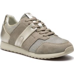 Sneakersy GEOX - D Deynna D D746FD 022EW C5004 Sand. Żółte półbuty damskie Geox, ze skóry. W wyprzedaży za 219,00 zł.