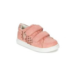 Buty Dziecko Mod'8 OUPANANAS. Różowe trampki dziewczęce marki Mod'8, bez wzorów, bez zapięcia. Za 159,20 zł.