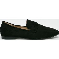 Answear - Mokasyny Lily Shoes. Czarne mokasyny damskie ANSWEAR, z gumy. W wyprzedaży za 79,90 zł.