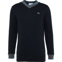 Lacoste Sport Sweter marine/medway blanc. Niebieskie swetry klasyczne męskie Lacoste Sport, m, z bawełny. W wyprzedaży za 431,60 zł.
