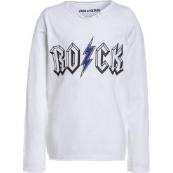 Zadig & Voltaire Bluzka z długim rękawem white. Białe bluzki dziewczęce marki Zadig & Voltaire, z bawełny, z długim rękawem. Za 219,00 zł.