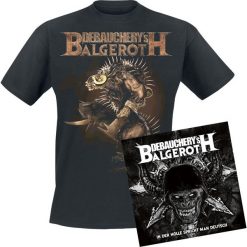 T-shirty damskie: Debauchery VS. Balgeroth In der Hölle spricht man Deutsch 3 CD + T-Shirt standard