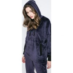 Dkny - Bluza piżamowa. Fioletowe piżamy damskie DKNY, s, bez wzorów, z elastanu, bez rękawów. W wyprzedaży za 139,90 zł.