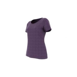 Koszulka krótki rękaw regular Gym & Pilates 500 damska. Różowe bluzki sportowe damskie marki DOMYOS, l, z elastanu. Za 19,99 zł.