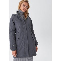 Parka z futrzanym kapturem - Szary. Szare parki damskie House, s, bez wzorów, z futra. Za 279,99 zł.