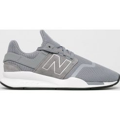 New Balance - Buty MS247GK. Szare sneakersy męskie New Balance, ze skóry, na sznurówki. W wyprzedaży za 329,90 zł.