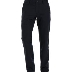 BOSS ATHLEISURE HAKAN Spodnie materiałowe navy. Niebieskie spodnie męskie marki BOSS Athleisure, m, bez wzorów, z poliesteru, sportowe, długie. Za 579,00 zł.
