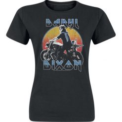 The Walking Dead Dixon Metal Koszulka damska czarny. Czarne bluzki damskie na imprezę The Walking Dead, l, z nadrukiem, z okrągłym kołnierzem. Za 74,90 zł.